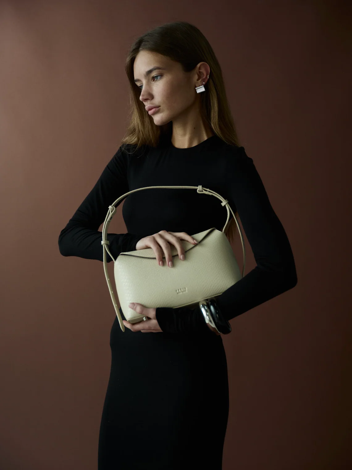 Hudson Bag Oat Croc - Image 6