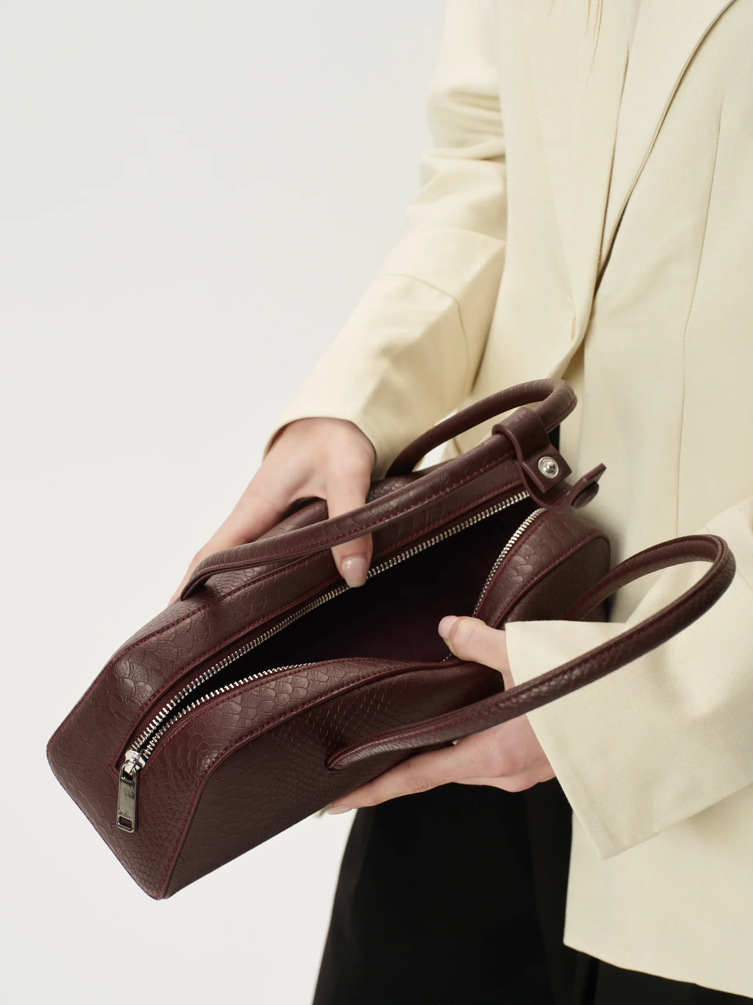 Mercer Bag Berry Croc - Image 5