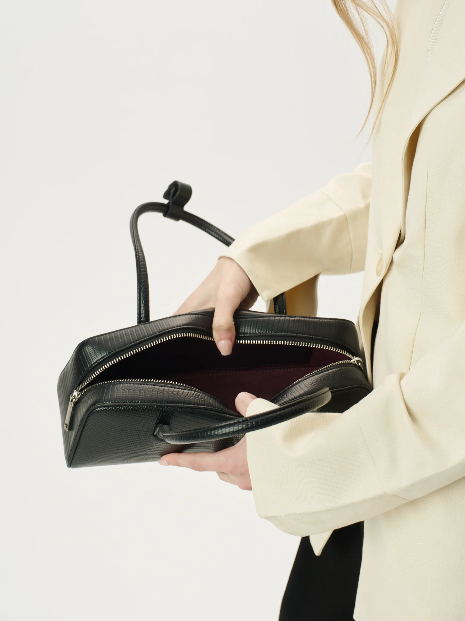 Mercer Bag Black Lizard - Image 5