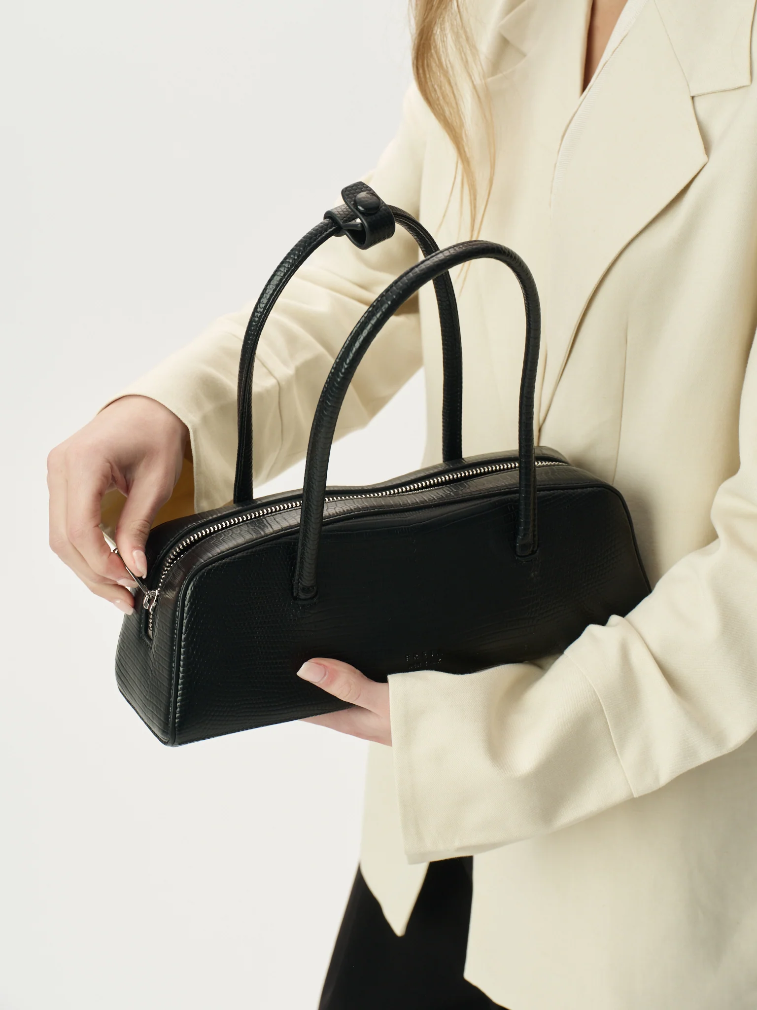 Mercer Bag Black Lizard - Image 7
