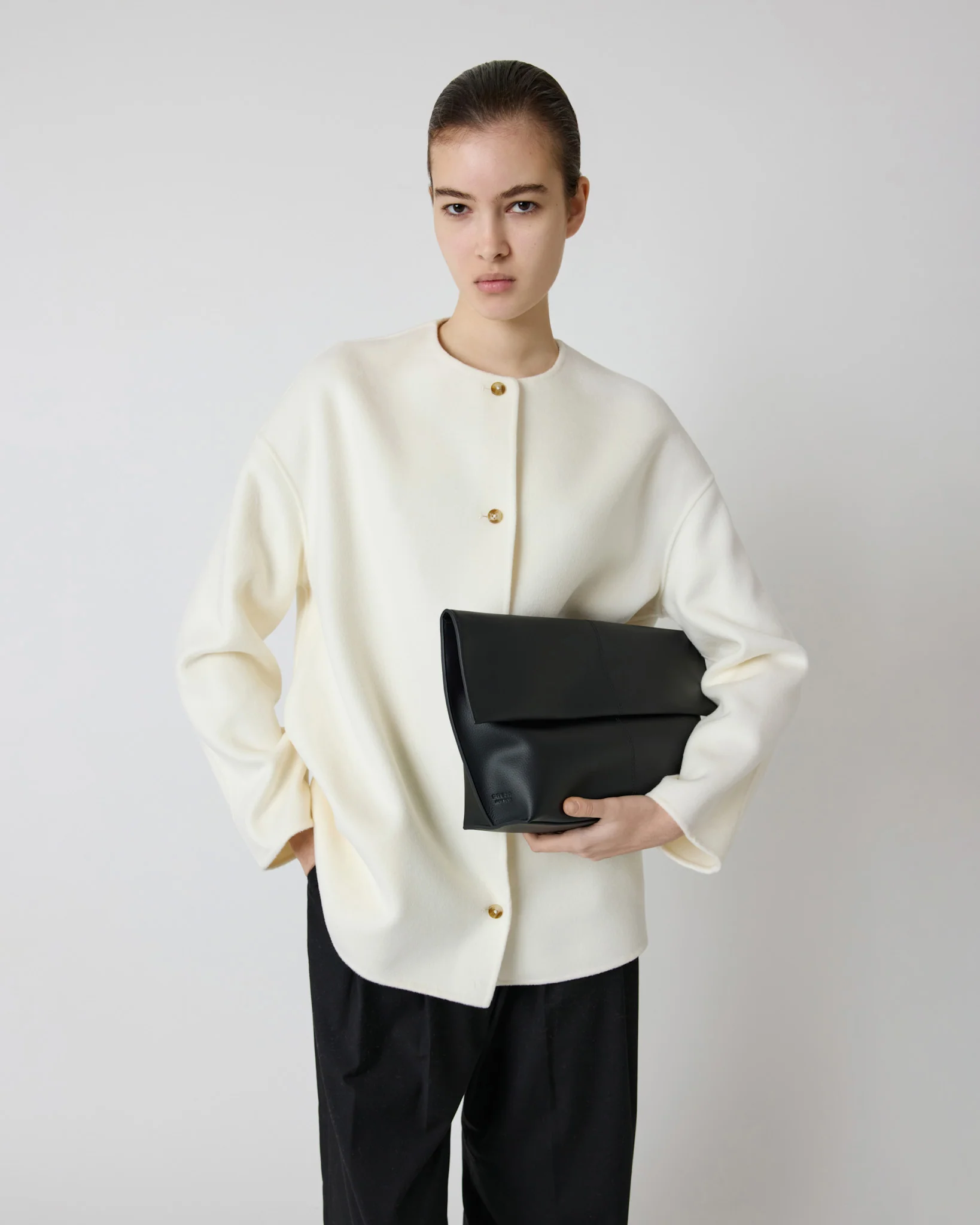 Seamed Clutch Black - Image 6