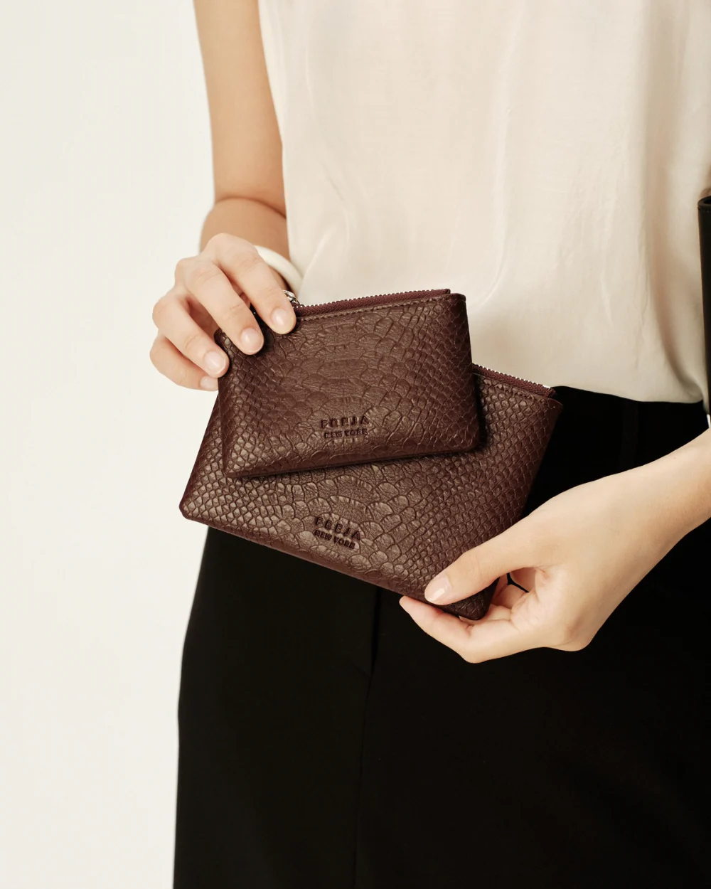 Zip Pouch 8 Berry Croc - Image 5